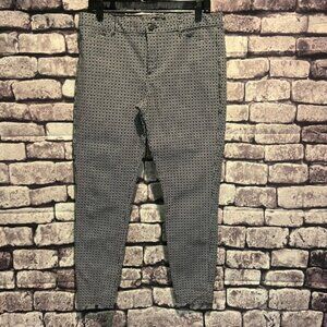 Gap Black & White Ankle Pants Size 10